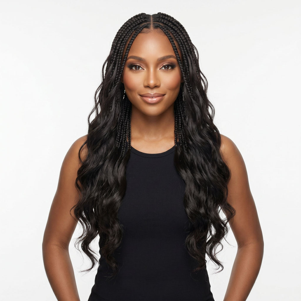 16" Body Wave Feather Crochet