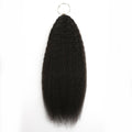 16" Kinky Straight Feather Crochet