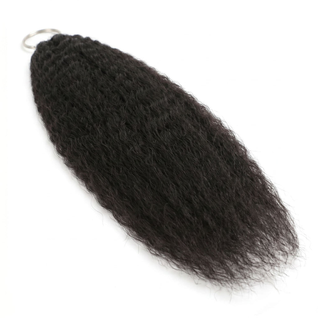 16" Kinky Straight Feather Crochet