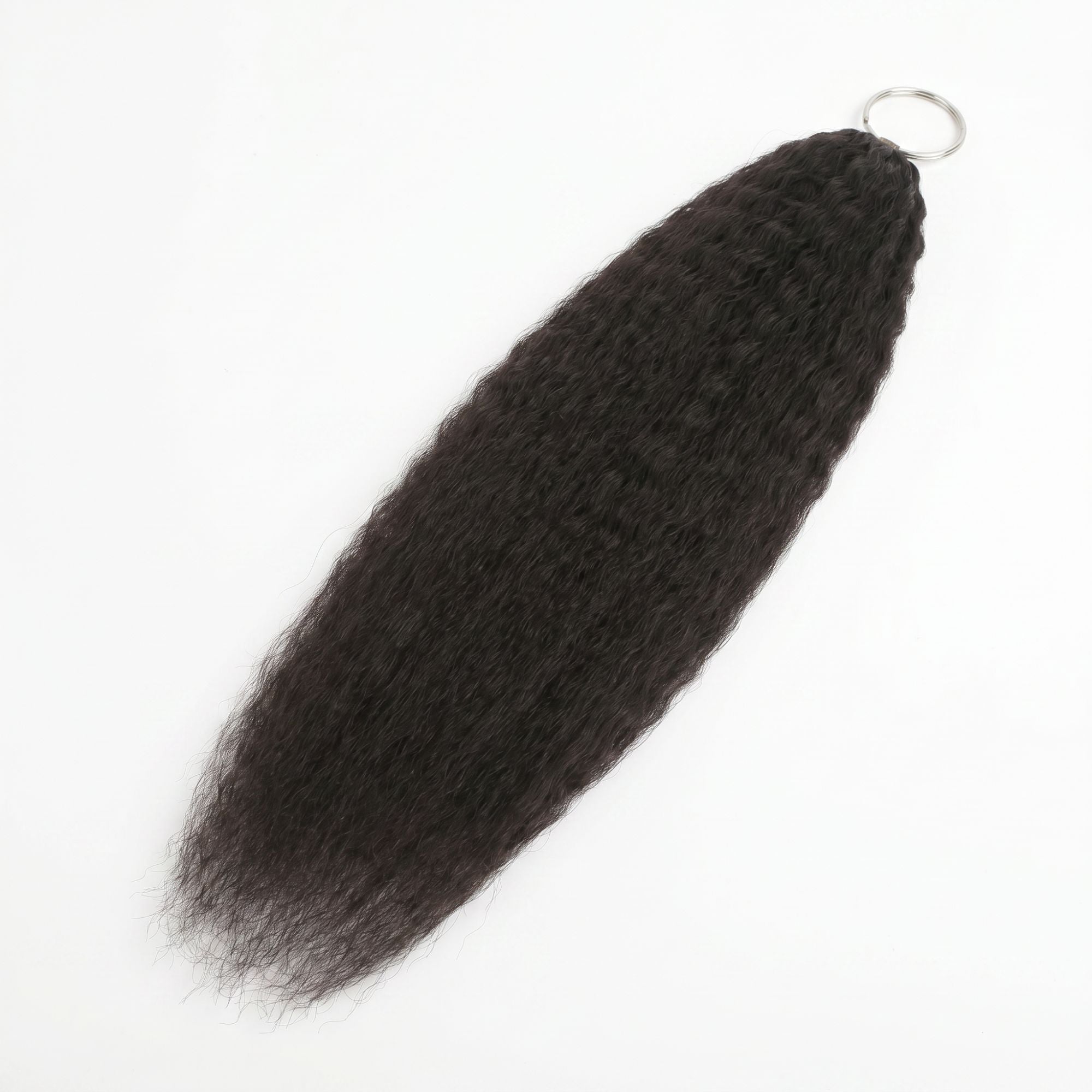 16" Kinky Straight Feather Crochet