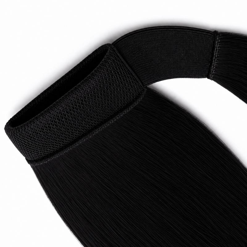 Jet Black Ponytail
