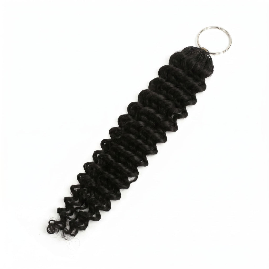 20" Deep Wave Feather Crochet