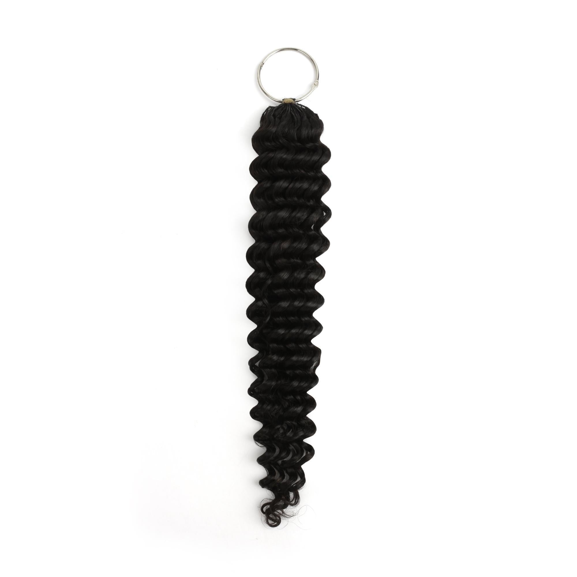 20" Deep Wave Feather Crochet