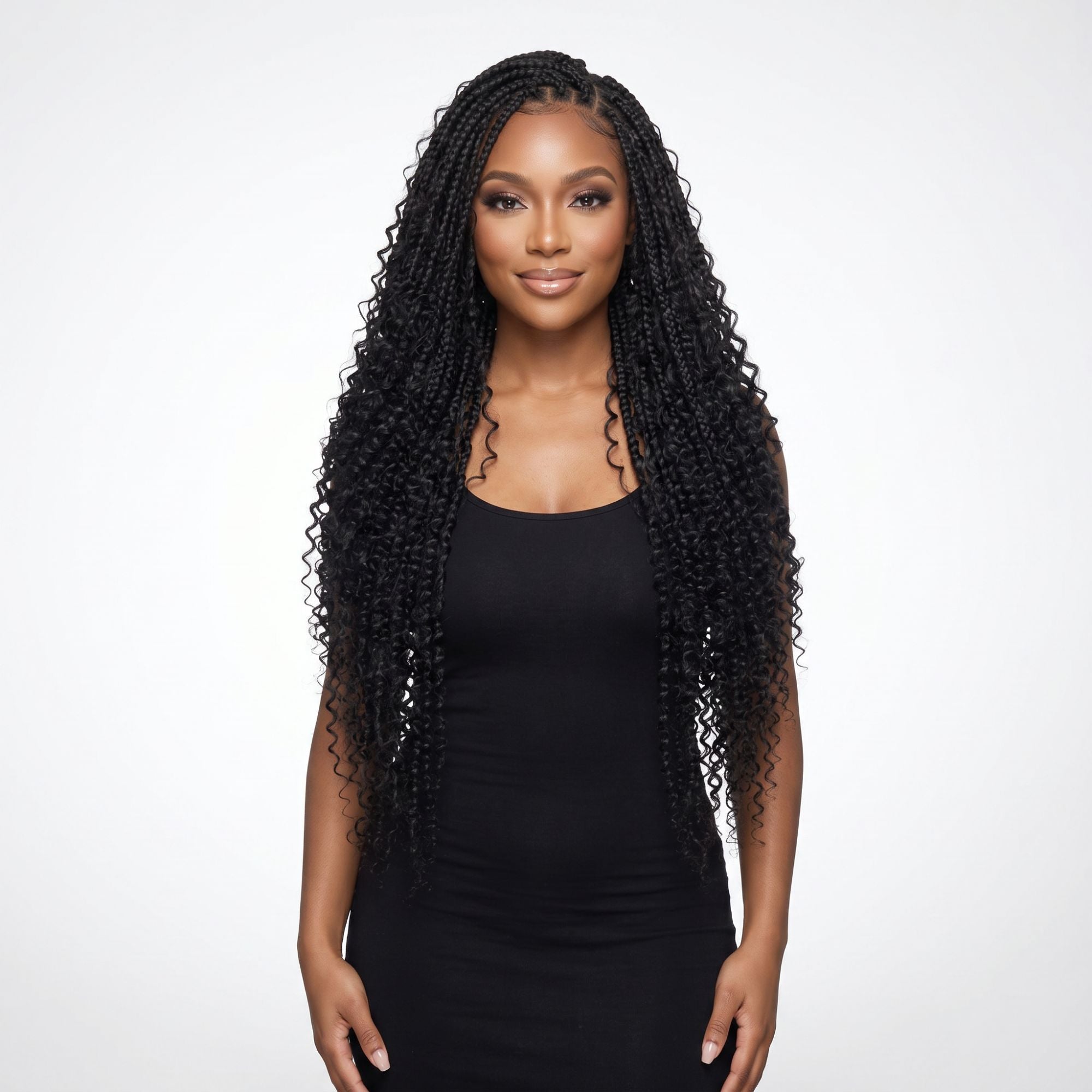 20" Kinky Curly Feather Crochet