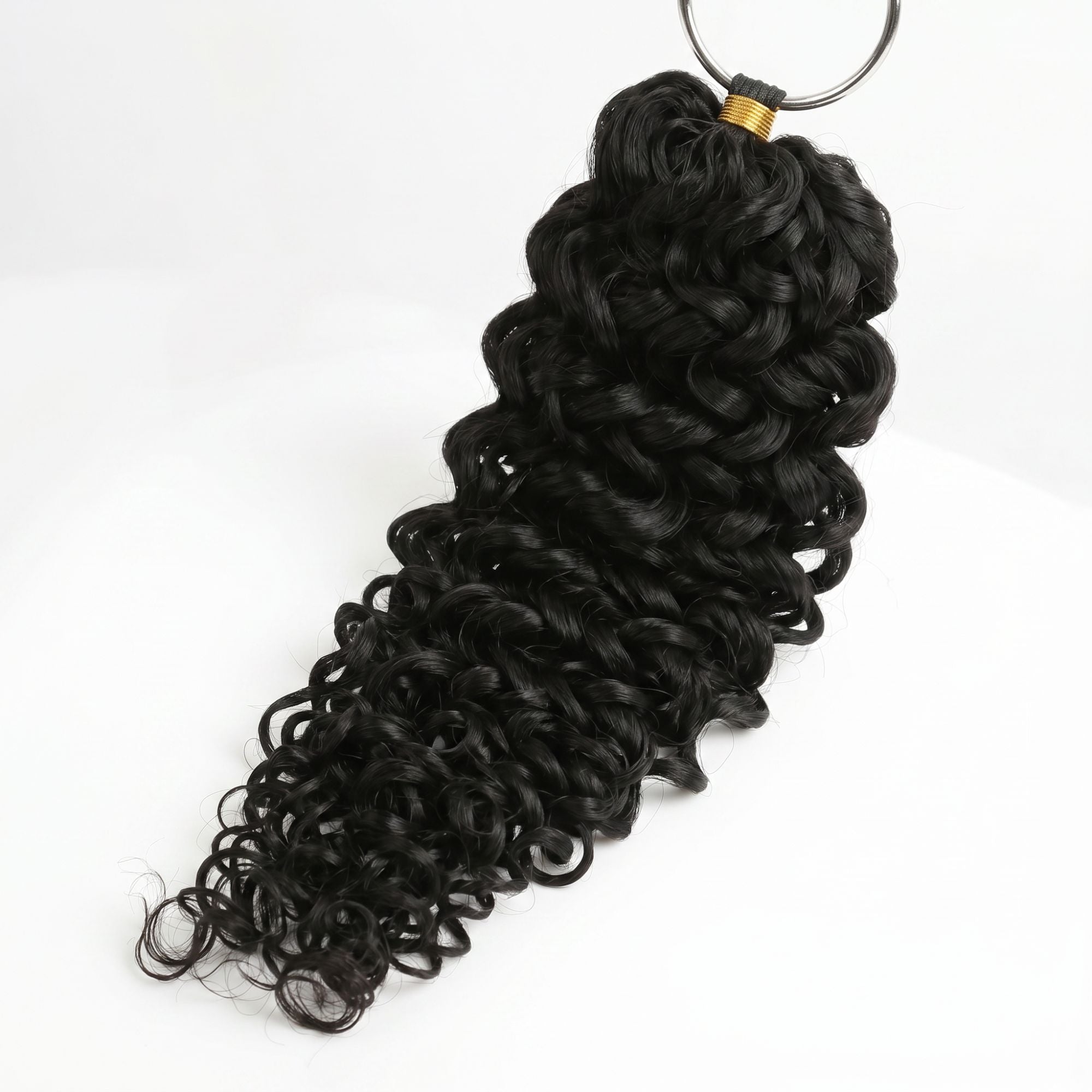20" Ocean Wave Feather Crochet