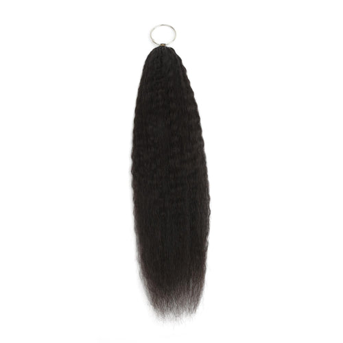 20" Kinky Straight Feather Crochet