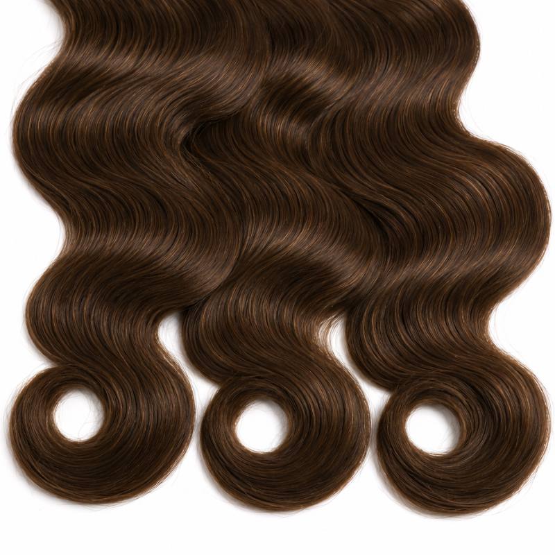 Medium Brown Body Wave Human Hair Bundle Deal