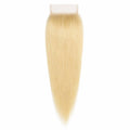 Blonde Straight 4x4 Transparent Lace Closure