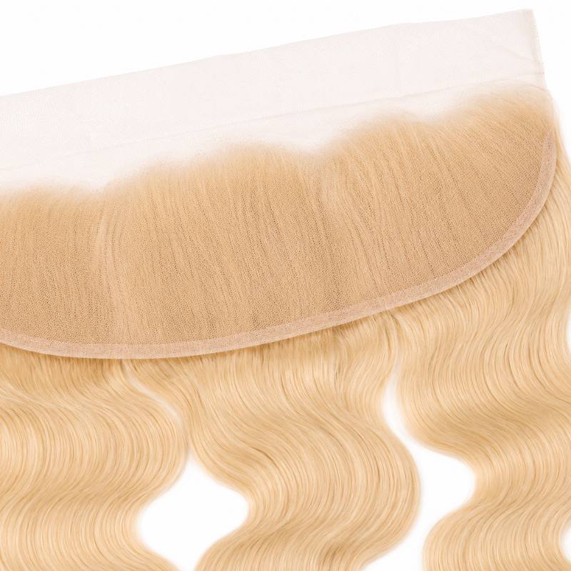 Blonde Body Wave 13x4 Transparent Lace Frontal