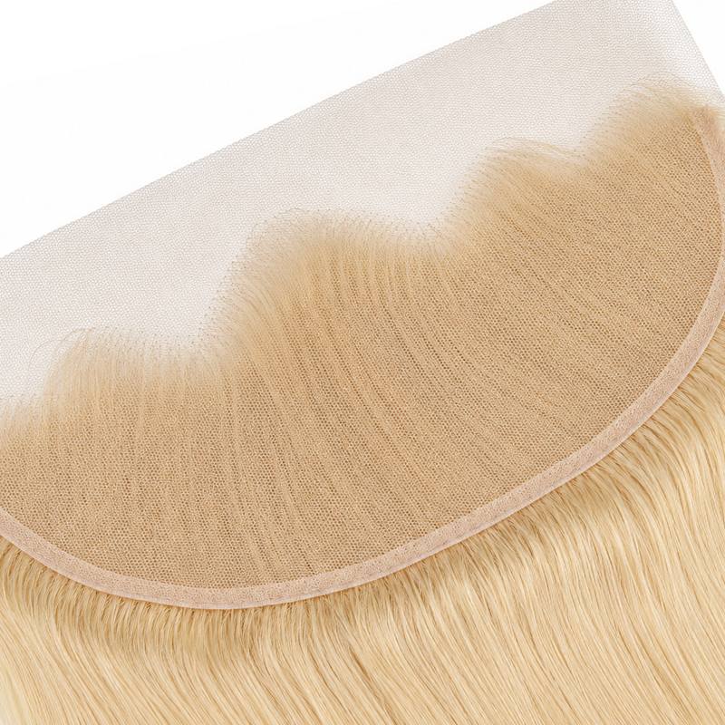 Blonde Straight 13x4 Transparent Lace Frontal