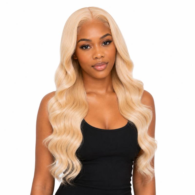 Blonde Body Wave 13x4 Transparent Lace Front Wig