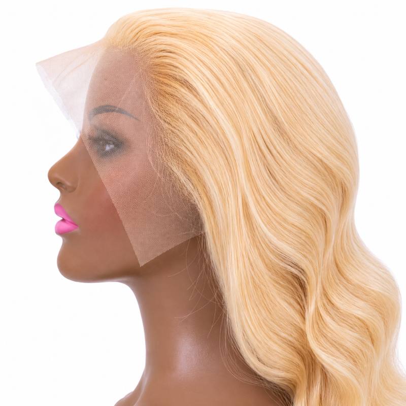 Blonde Body Wave 13x4 Transparent Lace Front Wig