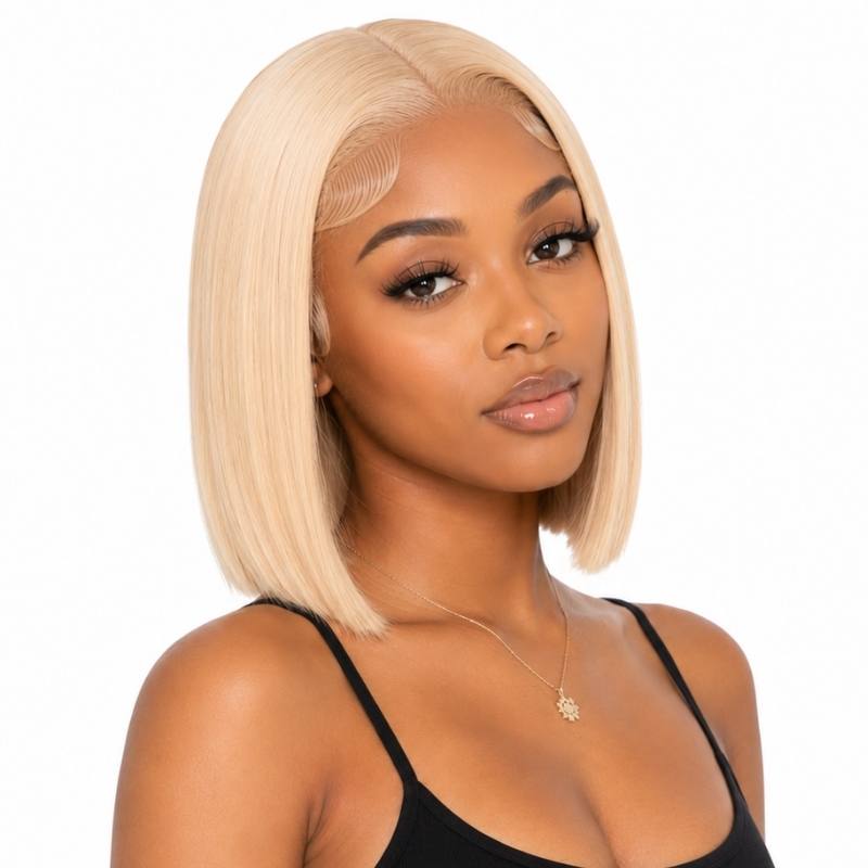 Blonde Straight Bob Wig