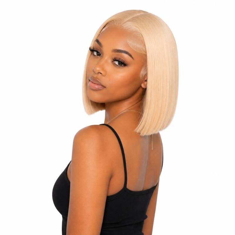 Blonde Straight Bob Wig