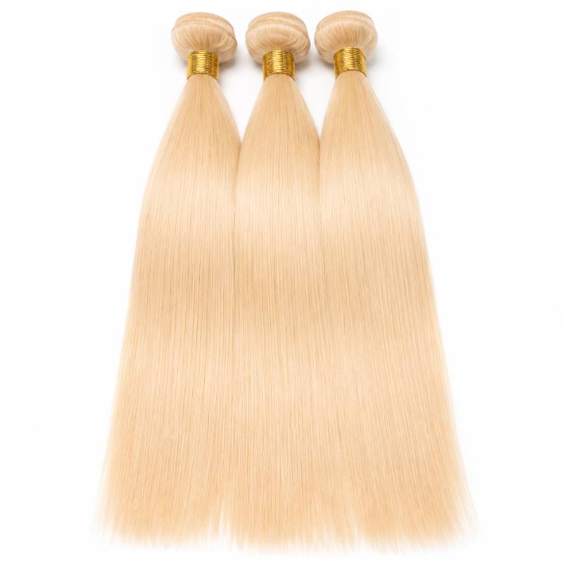 Blonde Straight Human Hair Bundle Deal