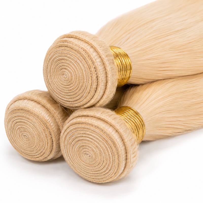 Blonde Straight Human Hair Bundle Deal