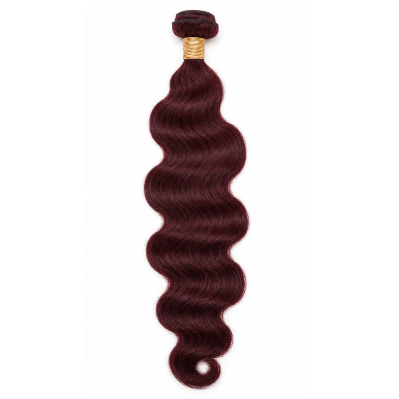 Burgundy Body Wave Human Hair Bundles