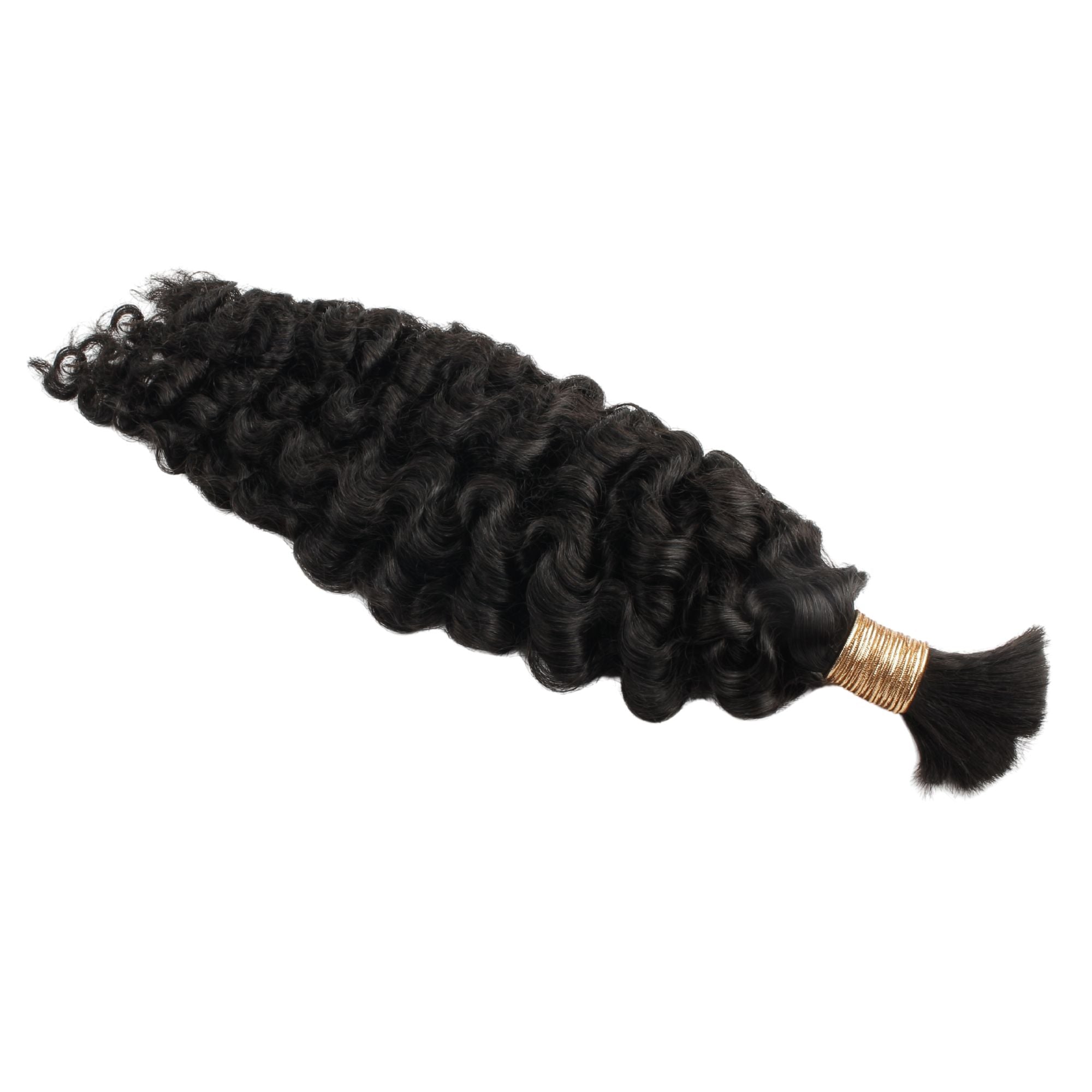 Burmese Curly Bulk Human Hair Extensions