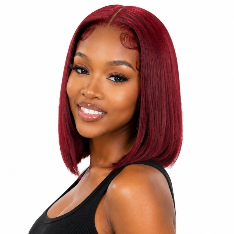 Cherry 13x4 Transparent Lace Front Bob Wig