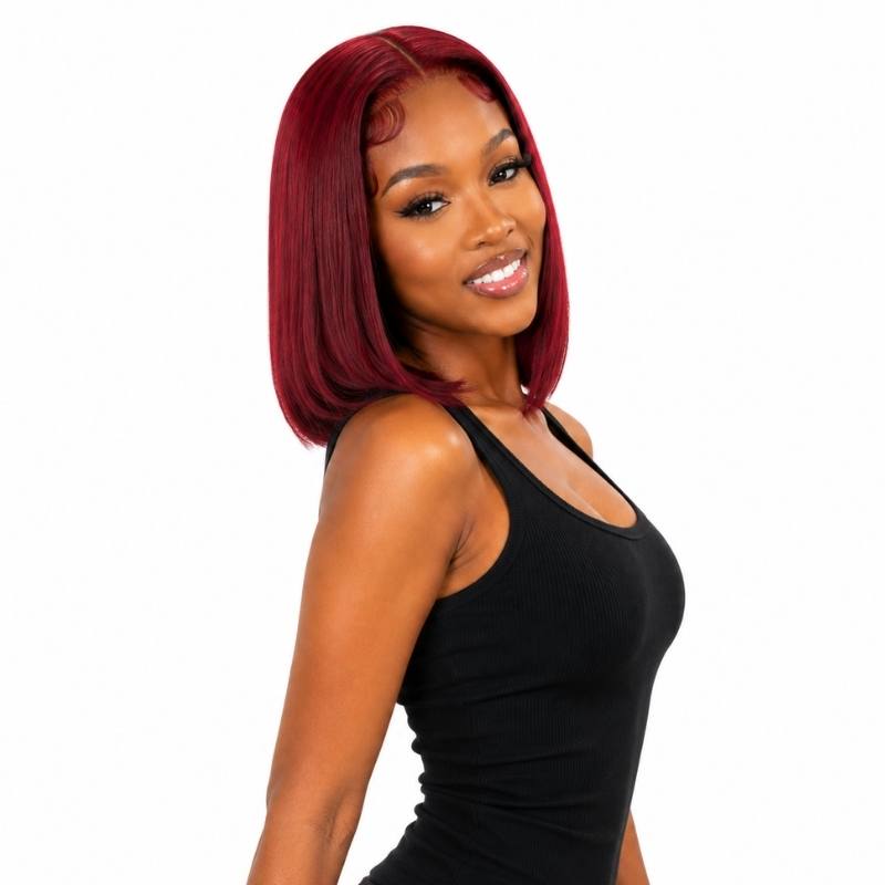 Cherry 13x4 Transparent Lace Front Bob Wig