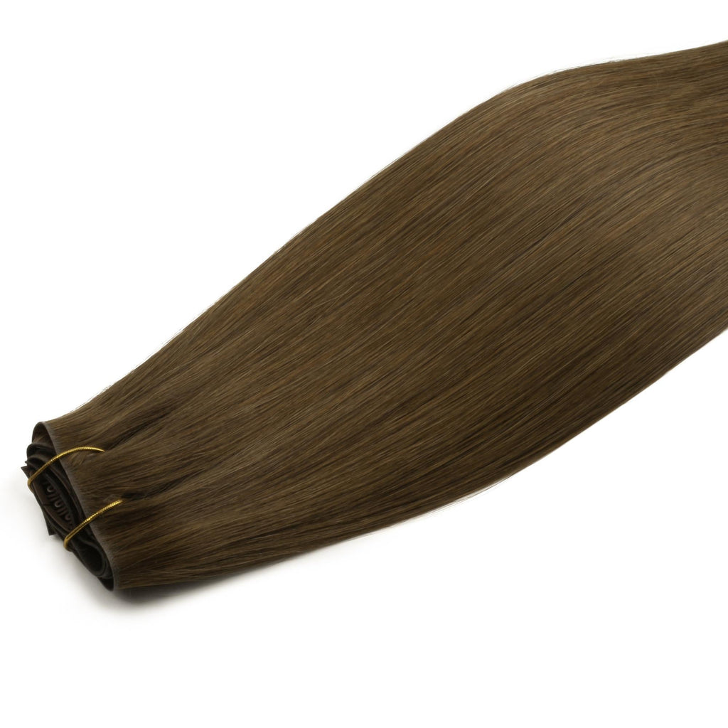 Chocolate Brown Invisible Clip-ins
