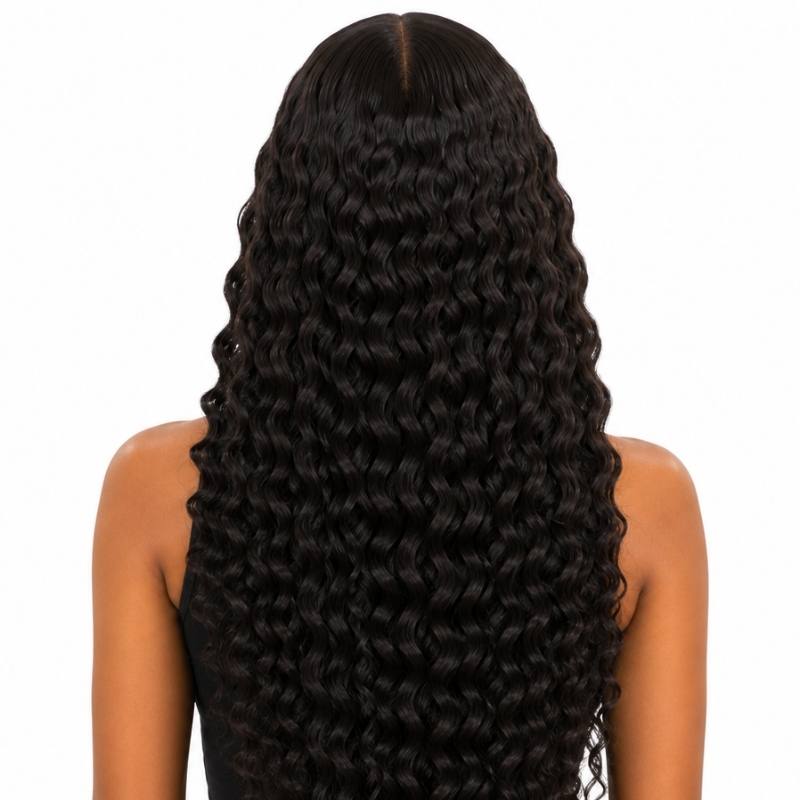 Glueless Deep Wave 2x6 HD Lace Closure Wig
