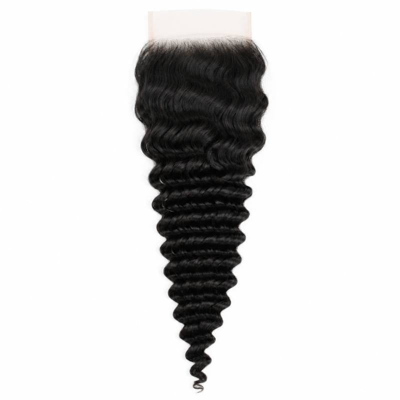 Deep Wave 5x5 Transparent Lace Closure