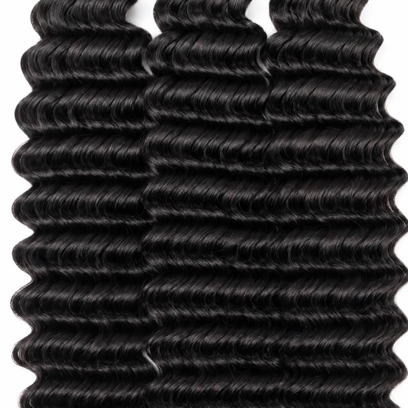 Deep Wave Human Hair Bundle Deal