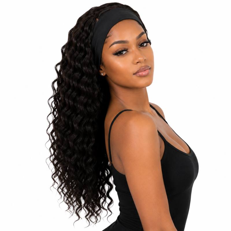 Deep Wave Headband Wig