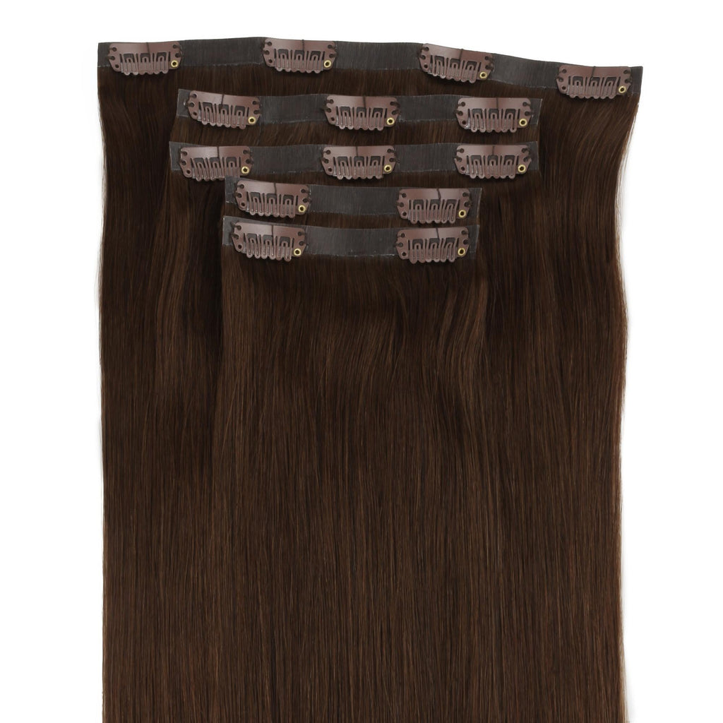 Dark Brown Seamless Clip-ins