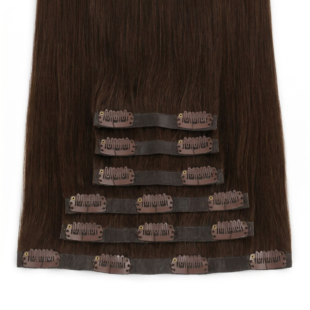 Dark Brown Seamless Clip-ins