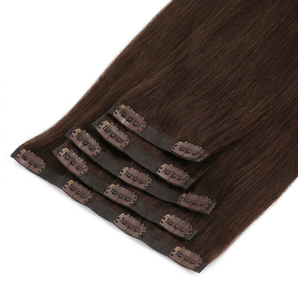 Dark Brown Seamless Clip-ins