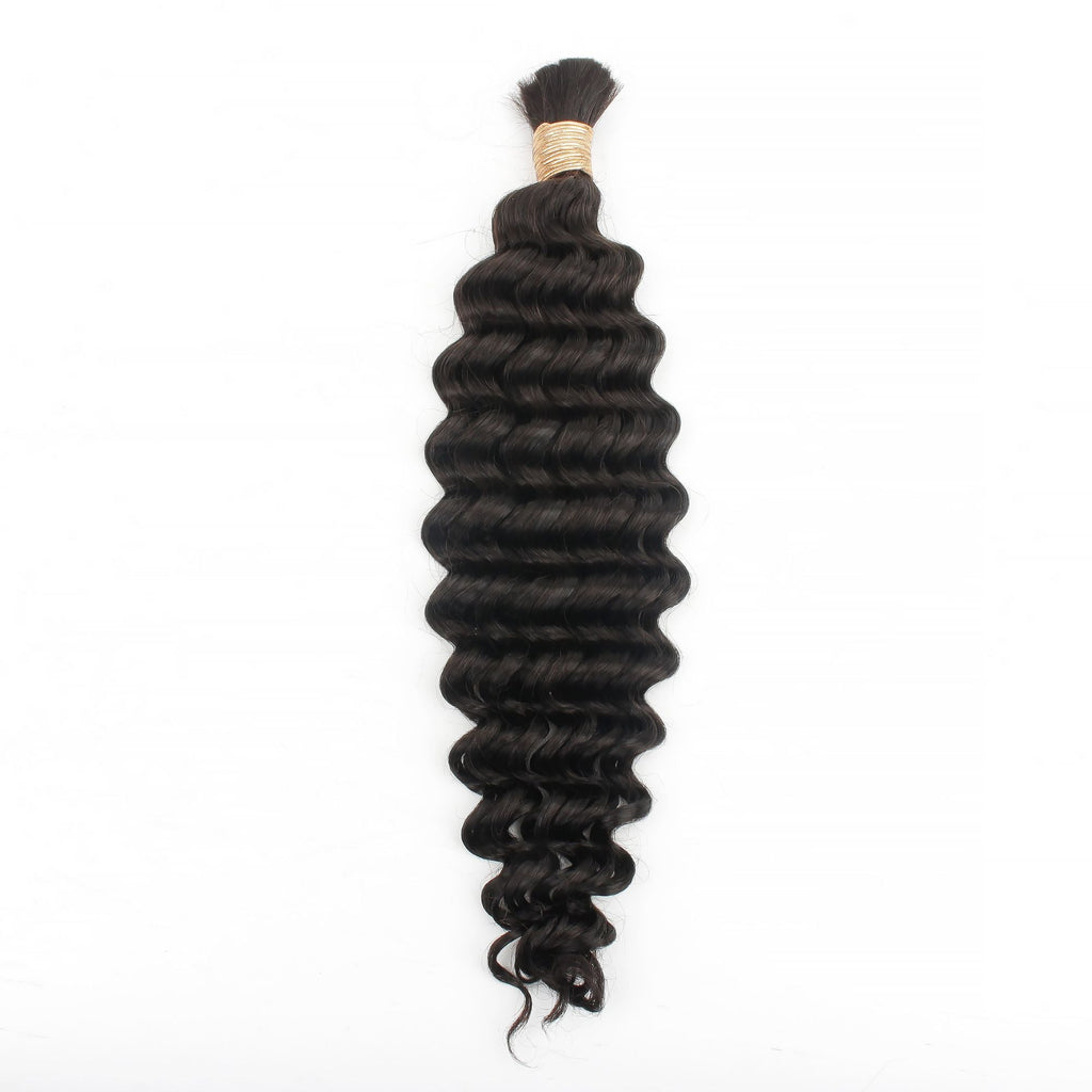 Deep Wave Bulk Human Hair Extensions