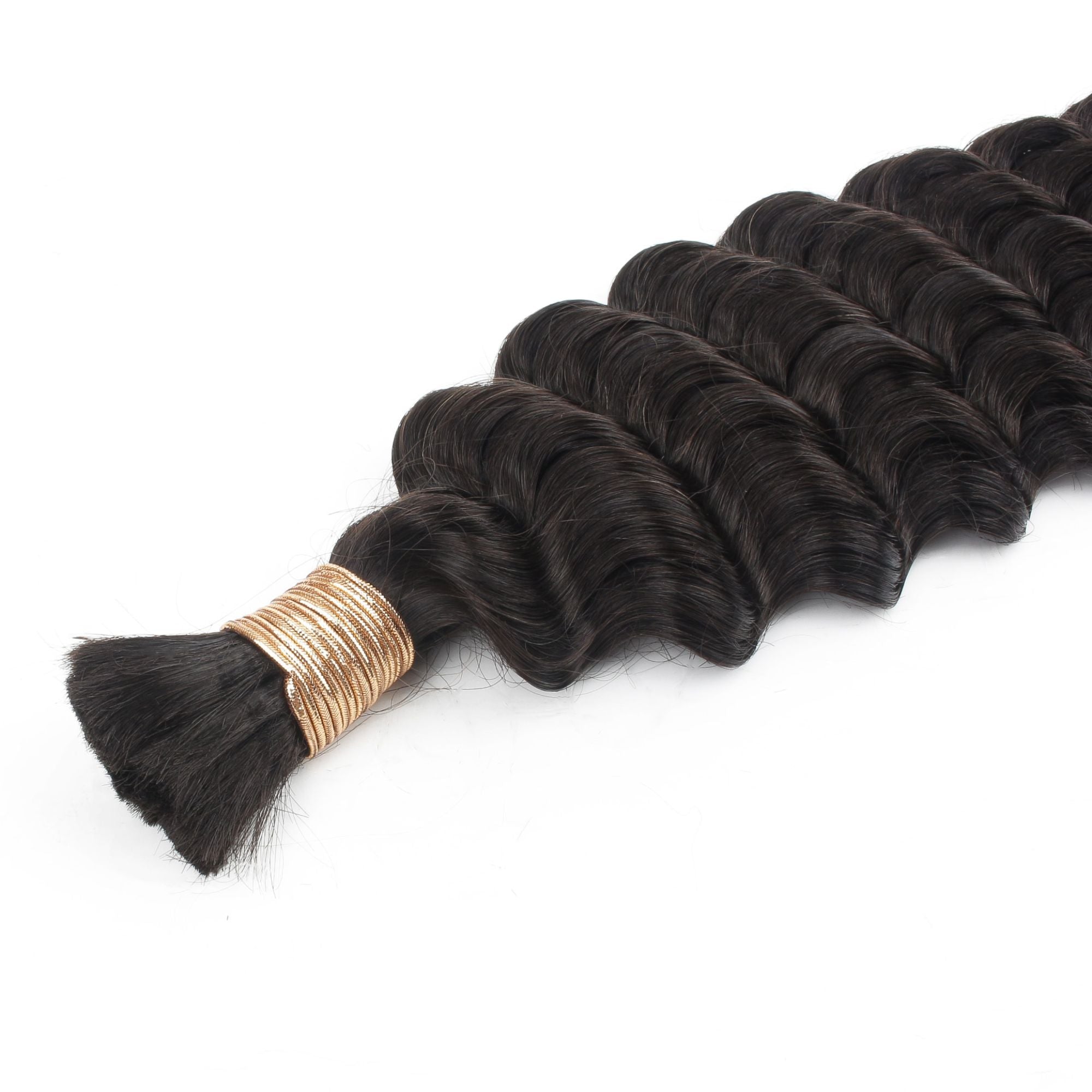 Deep Wave Bulk Human Hair Extensions