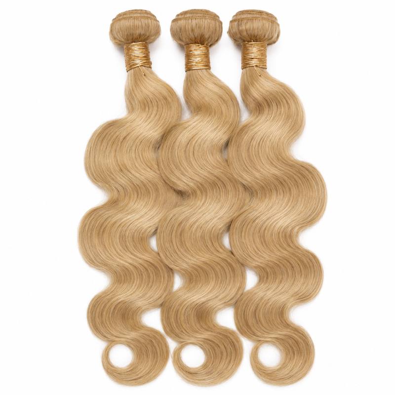 Honey Blonde Body Wave Human Hair Bundle Deal