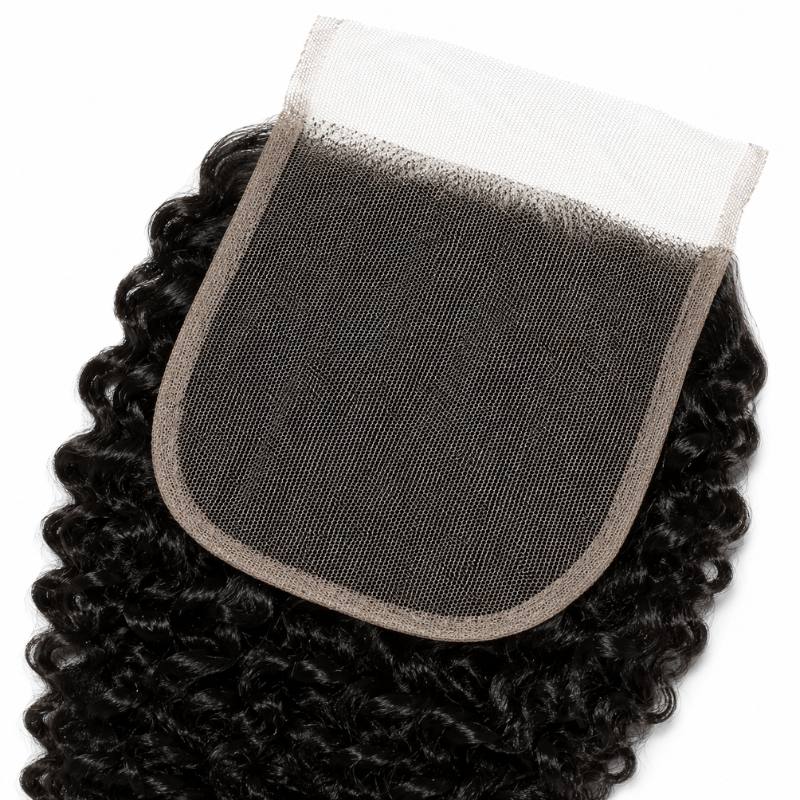 Jerry Curl 4x4 Transparent Lace Closure