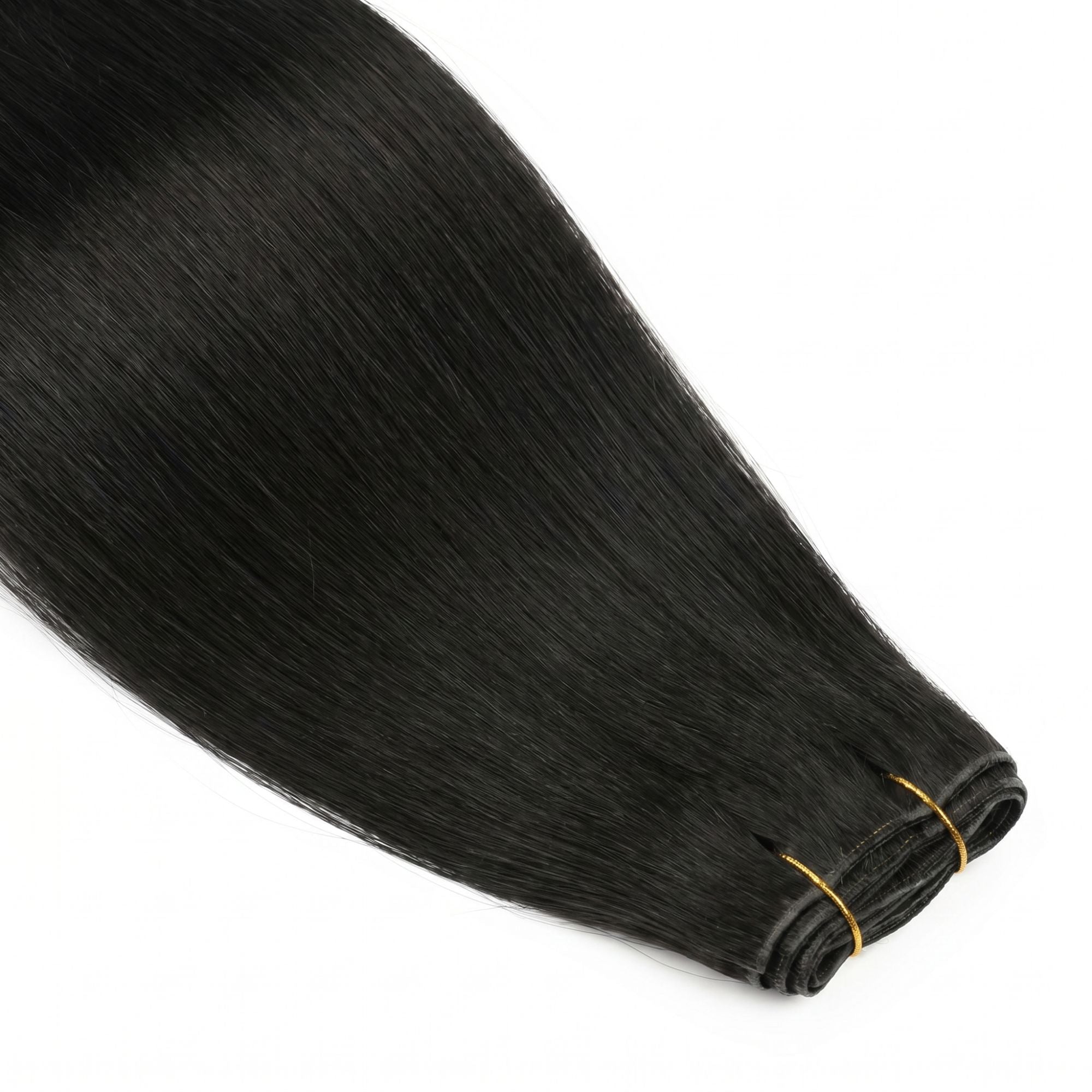 Jet Black Invisible Clip-ins