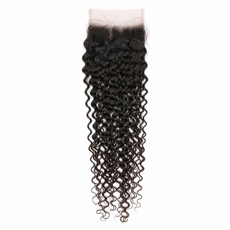 Kinky Curly 4x4 Transparent Lace Closure