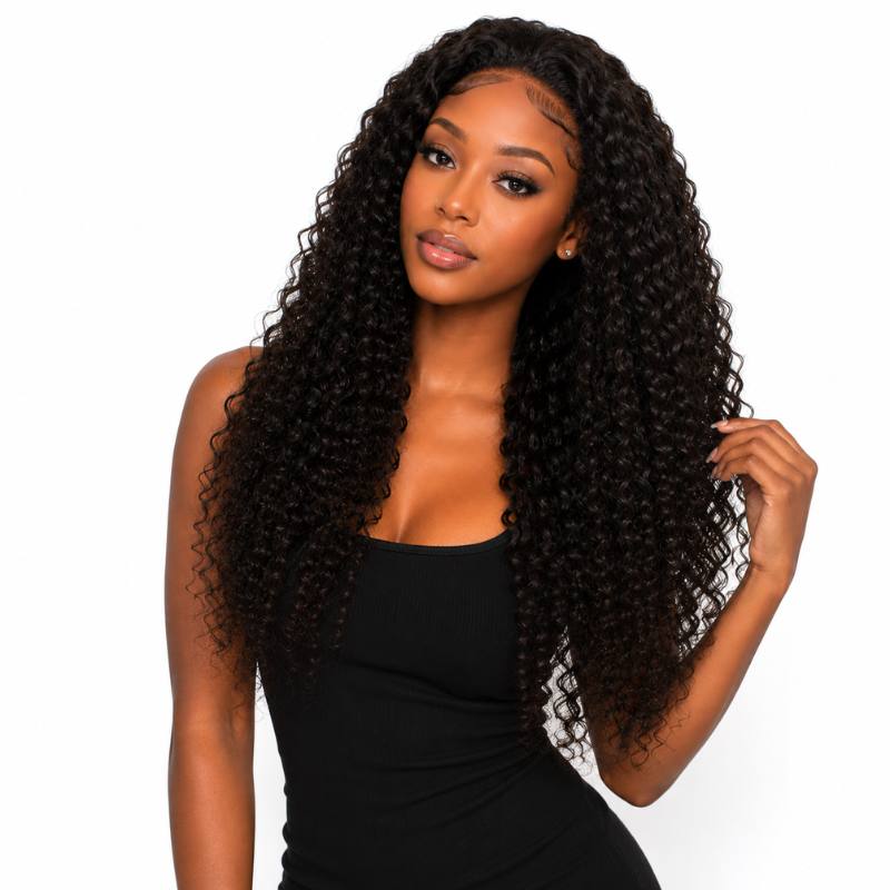 Kinky Curly Half Wig