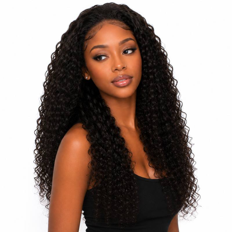 Kinky Curly Half Wig
