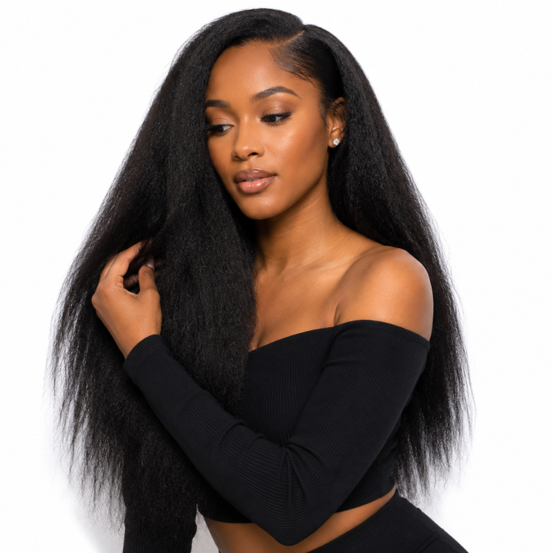 Kinky Straight Human Hair Bundle Deal