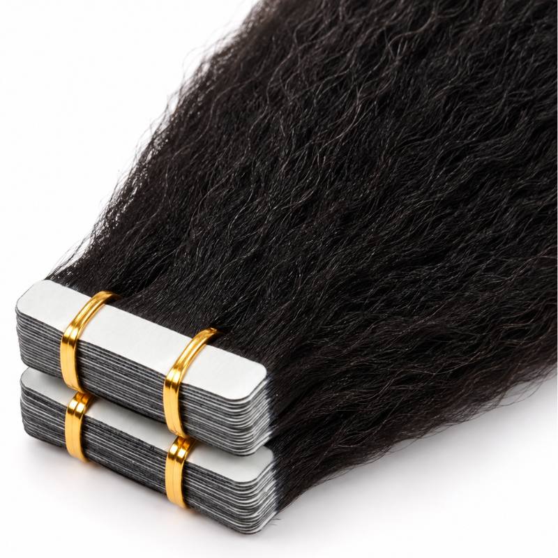 Kinky Straight Tape-In Extensions