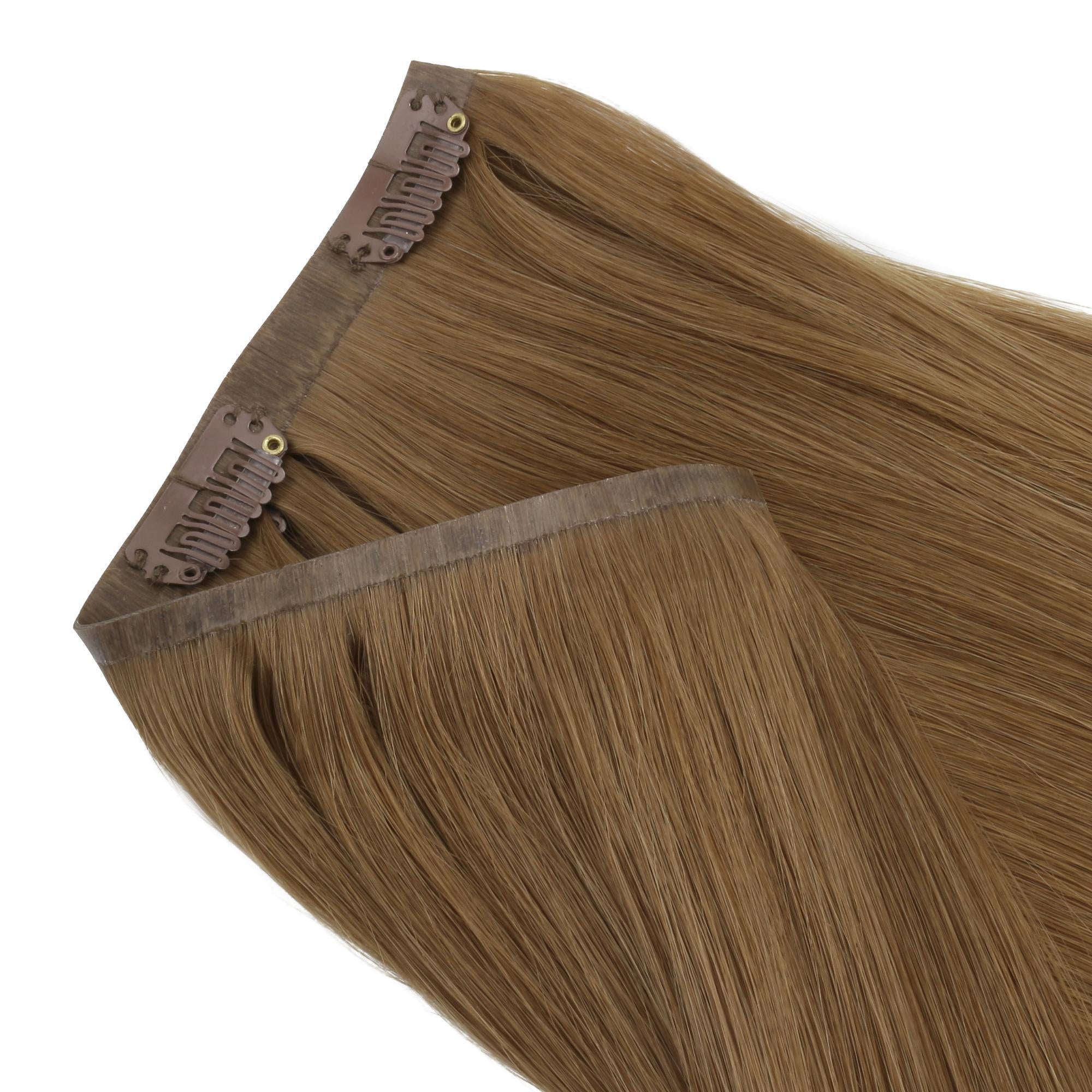 Medium Chestnut Brown Seamless Clip-ins