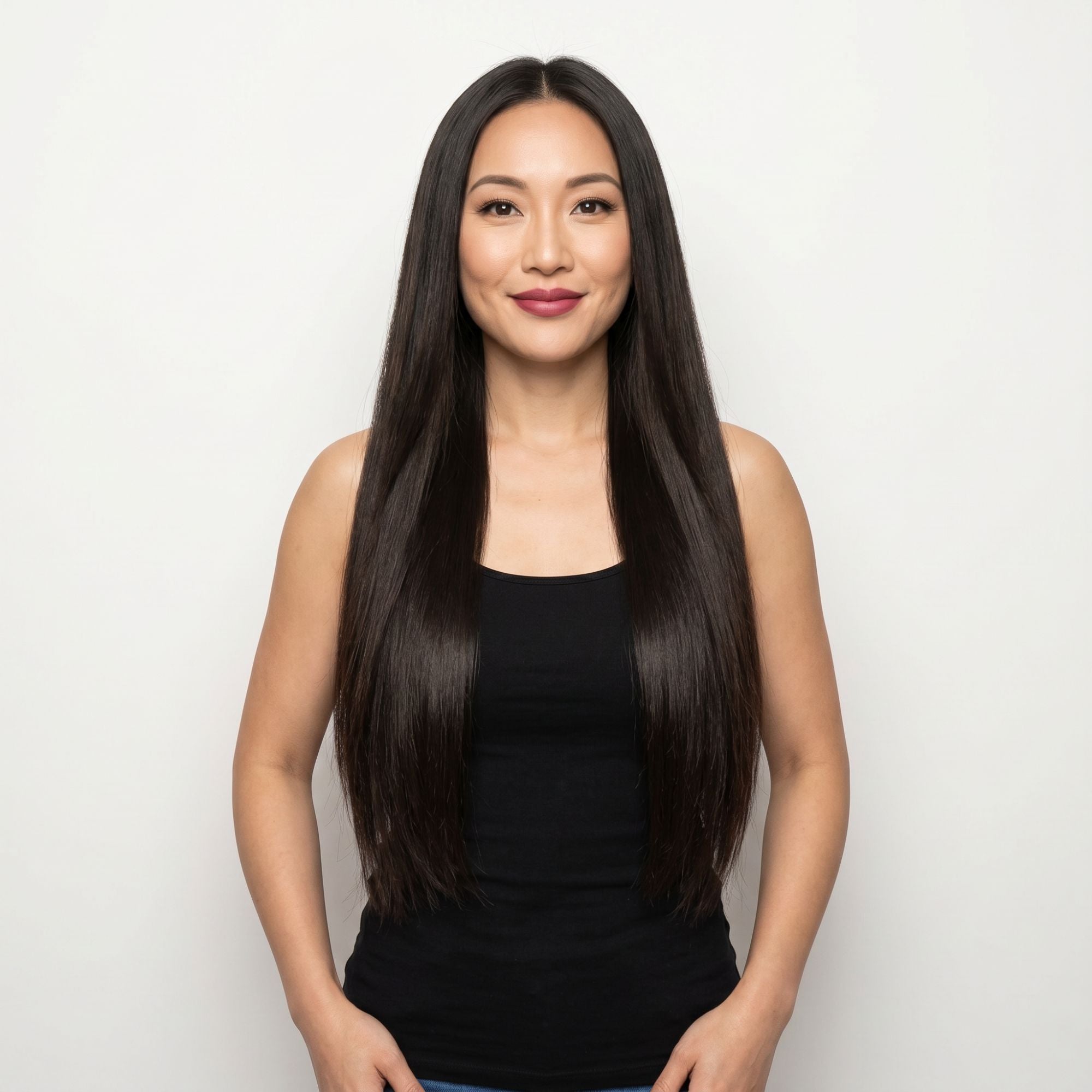 Off Black Seamless Clip-ins