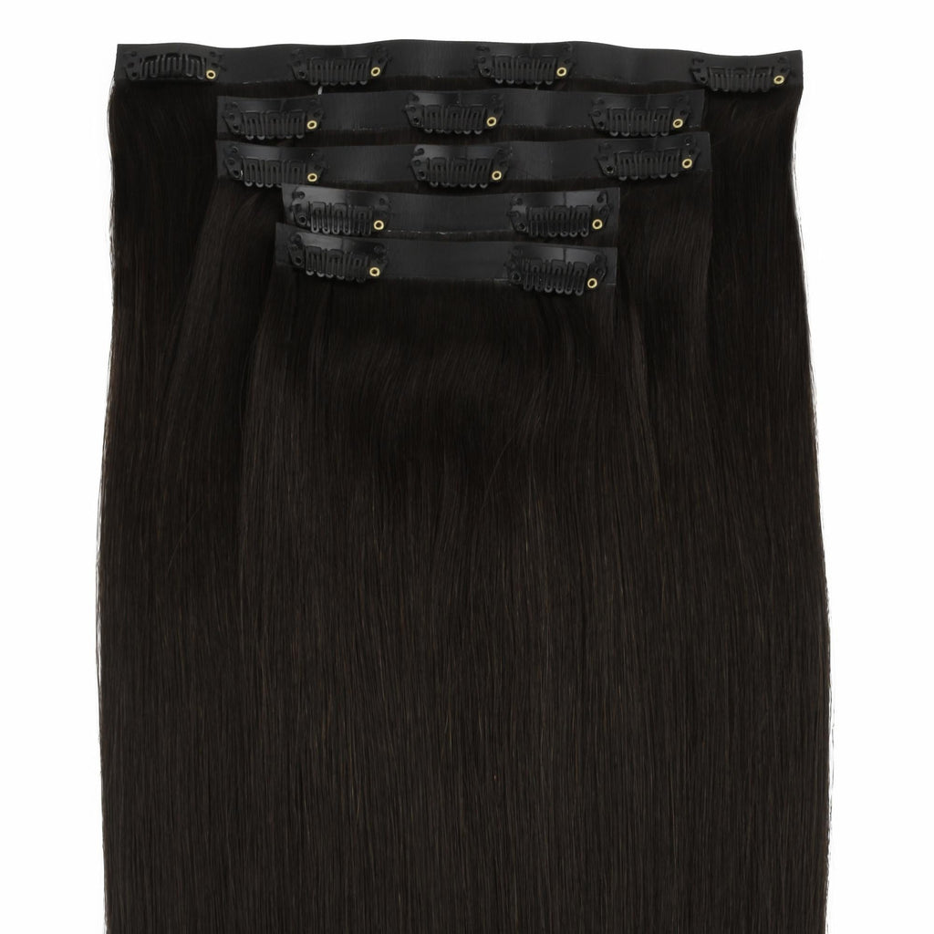 Off Black Seamless Clip-ins
