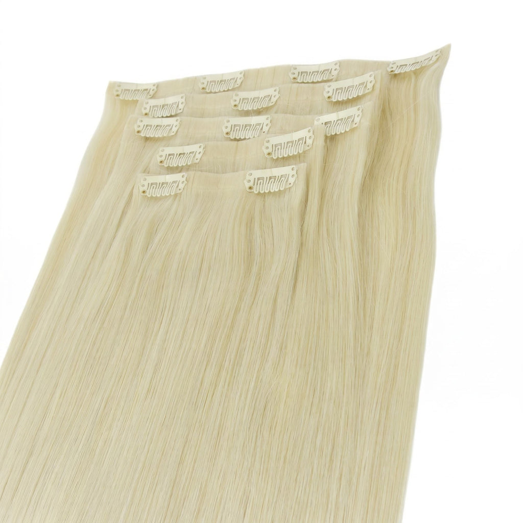 Platinum Blonde Invisible Clip-ins