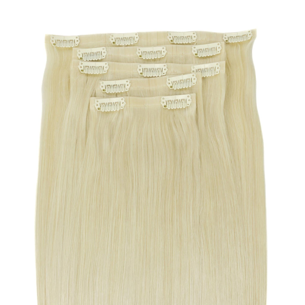 Platinum Blonde Invisible Clip-ins