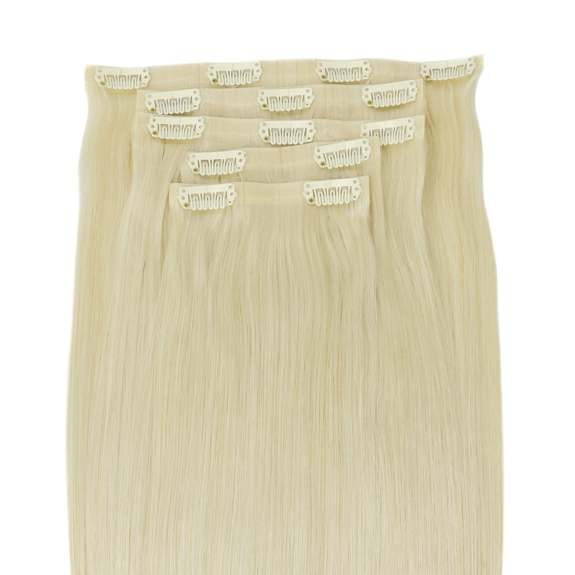 Platinum Blonde Invisible Clip-ins