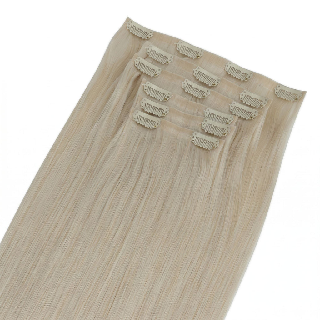 Platinum Blonde Seamless Clip-ins