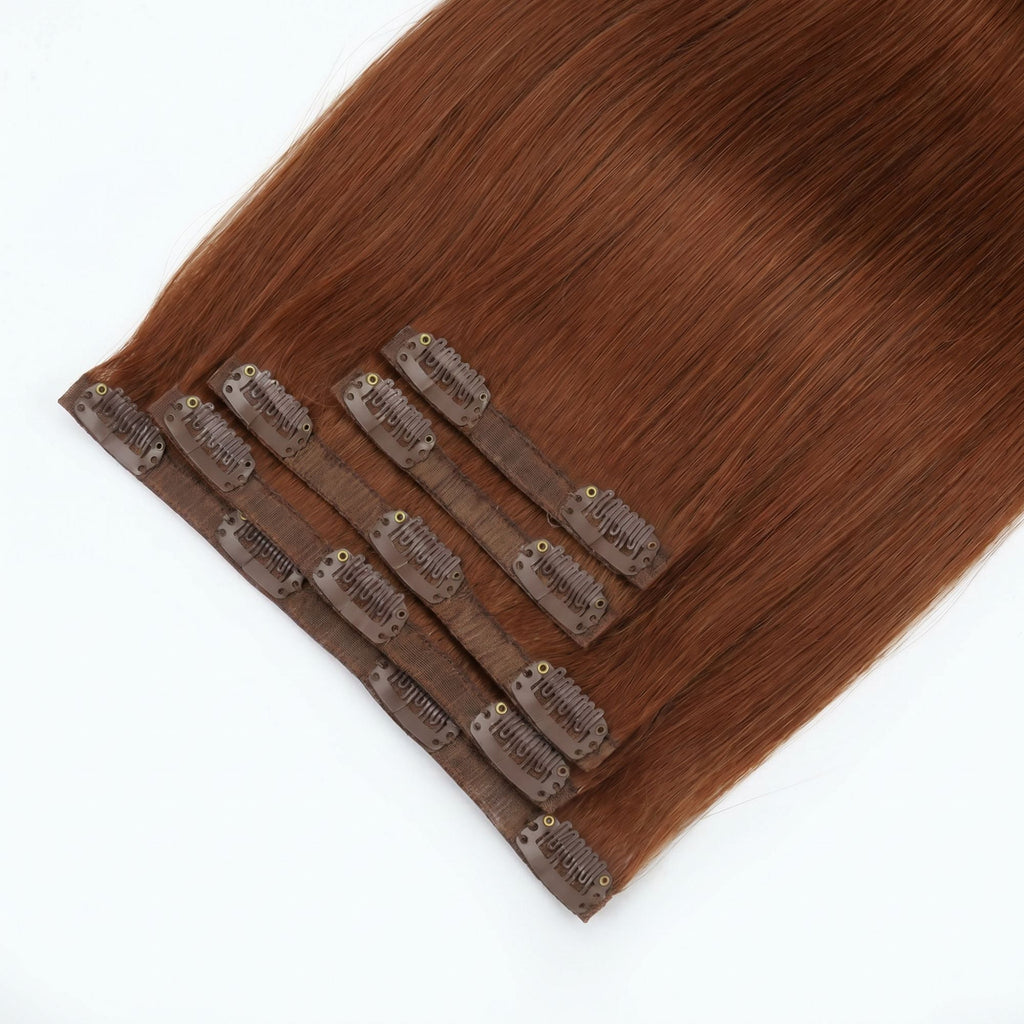 Rich Copper Auburn Invisible Clip-ins